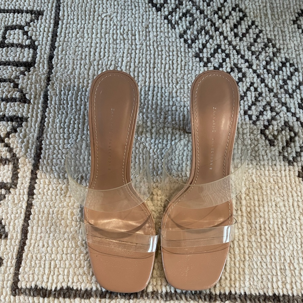 Zara Basic Vinyl Heels